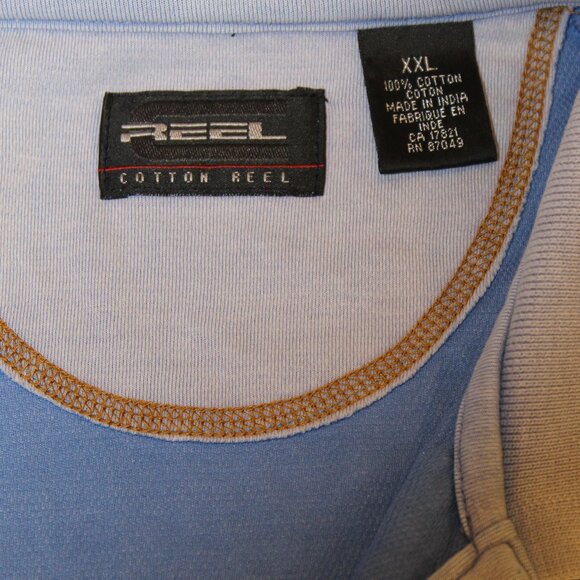 MENS XXL REEL COTTON POLO SHIRT - Picture 2 of 4
